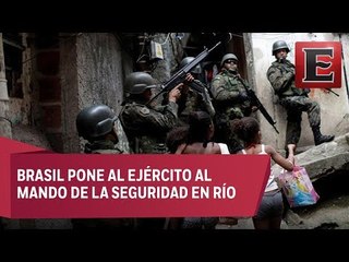 Lanzan operación contra el narcotráfico en la favela Kelson's, Brasil