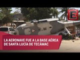 Retiran restos de helicóptero militar accidentando en Oaxaca