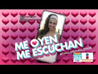 Thalía revela por qué hizo el video de '¿Me escuchan? ¿Me oyen?' | Noticias con Francisco Zea