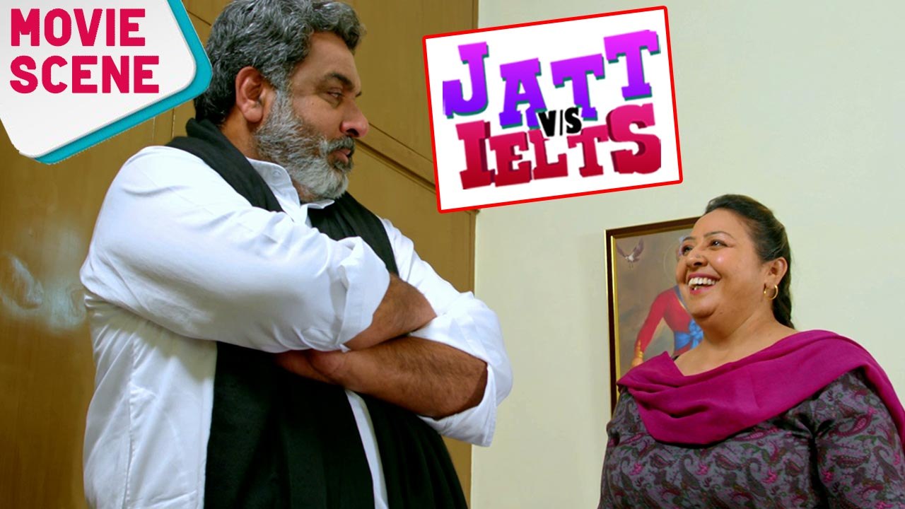 JATT vs IELTS | Comedy Movie Scene | Ravneet, Hobby Dhaliwal, Anita Devgan | Punjabi Movies 2018