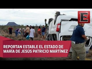 Marichuy, aspirante presidencial independiente, sufre accidente carretero en BCS