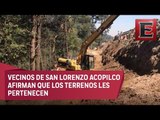 Demuelen viviendas en Cuajimalpa por obras del Tren Interurbano