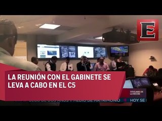 Continúa reunión de Mancera en C5