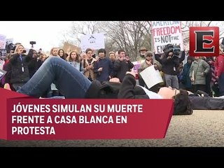 Estudiantes en Washington piden más control de armas