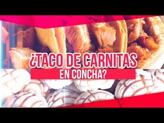 Download Video: ¡Hamburguesa en concha, tacos en concha!, ¡conchas con todo! | Sale el Sol