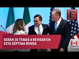 Inician México, EU y Canadá séptima ronda negociación del TLCAN