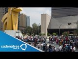 CNTE realiza varias marchas y causa caos en la Ciudad