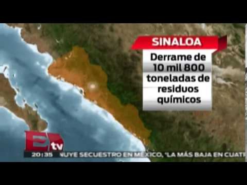 Derrame de 10 mi 800 toneladas de residuos químicos / Paola Virrueta