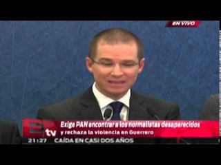 Download Video: Exige PAN encontrar a los normalistas desaparecidos / Todo México