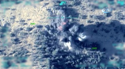 Kuzey Irak'taki Terör Hedefleri Böyle Vuruldu