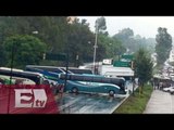 Normalistas secuestran camiones en Michoacán  / Vianey Esquinca