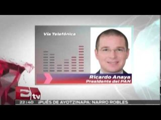 Ricardo Anaya habla del caso Ayotzinapa / Pascal Beltrán