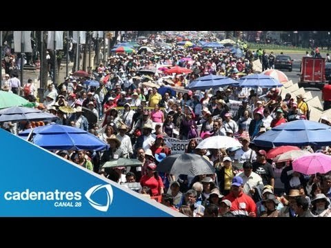CNTE intenta bloquear el aeropuerto nacional de la Ciudad de México