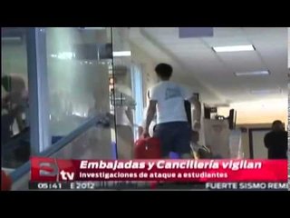Embajadas vigilan investigación del ataque a estudiantes / Vianey Esquinca