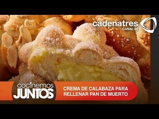 Crema de calabaza para rellenar pan de muerto