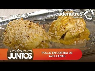 Pollo en costra de avellanas / Cómo preparar pollo en costra de avellanas