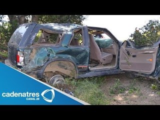 Impresionante accidente carretero termina con la vida de una persona