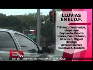 Severos daños por lluvias en la ciudad de México / Titulares de la noche