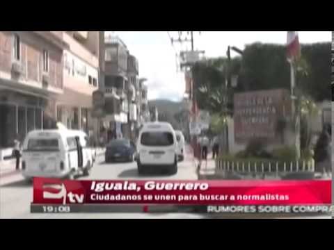 Integran ciudadanos de Iguala frente de búsqueda para hallar a normalistas / Excélsior