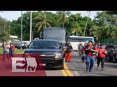 Padres de normalistas desaparecidos se reunieron con el secretario de gobernación / Vianey Esquinca