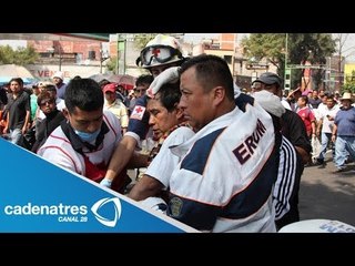 Maestros de la CNTE son golpeados en Tepito  (VIDEO)