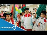 Oaxaca recibe como héroes a los niños triquis luego de su campeonato en Argentina