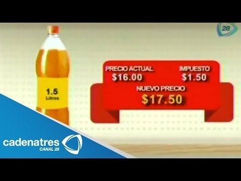 Así costará el refresco con el nuevo impuesto a las bebidas saborizadas