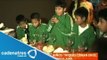 Niños triquis reciben cena y elogios por su destaca actuación en Argentina