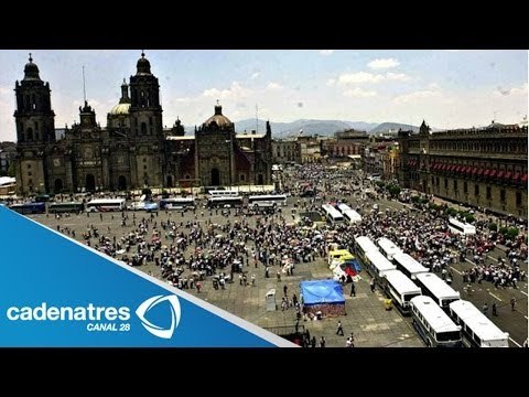 CNTE anuncia más movilizaciones en el DF y volver a tomar el Zócalo