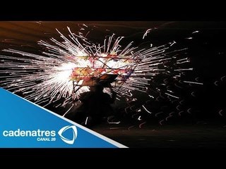 Explosión de cohetes en el Estado de México