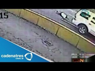 Cámaras de tránsito exhiben a vehículo que arrolló a mujer en Coyoacán