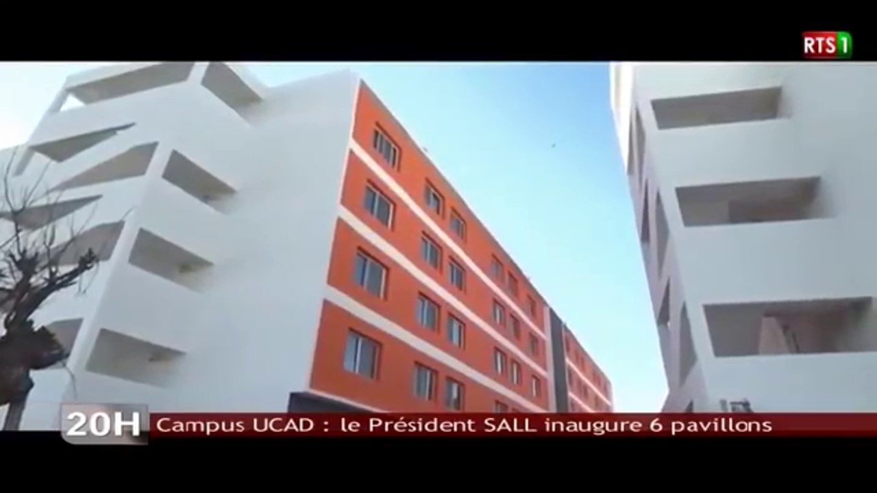 Campus UCAD :  le Président SALL inaugure 6 pavillons