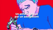 Une mère fait tatouer son fils de 10 ans !