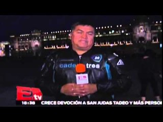 Manifestantes llegan al zócalo capitalino  / Nacional