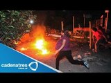 VIDEO: Enfrentamiento durante desalojo de predio en Coyoacán / Desalojo en predio de Coyoacán
