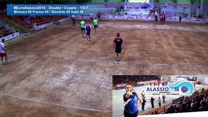 Quarts de finale double, Euro Masculin, Alassio 2018