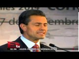 A los padres de los 43 normalistas les reitero mi solidaridad: Peña Nieto / Nacional