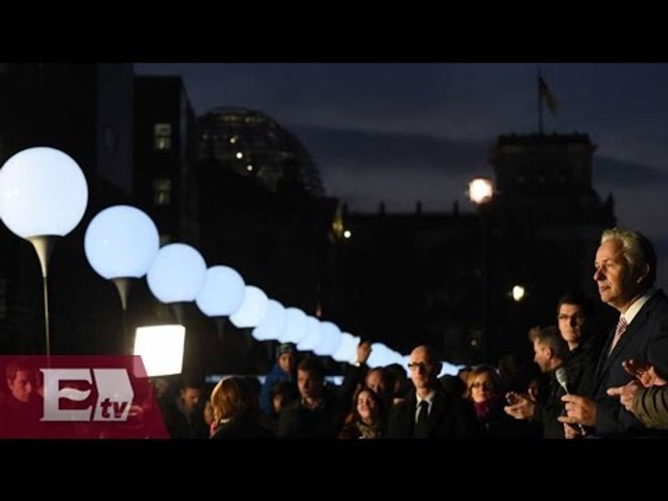 Conmemoran 25 años de la Caída del Muro de Berlín con Muro de Luz / Excélsior en la Media
