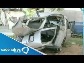Accidente automovilístico  deja sin vida a estudiante en carretera Mérida - Cancún
