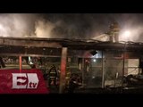 Encapuchados incendian metrobús de la Ciudad de México / Martín Espinosa