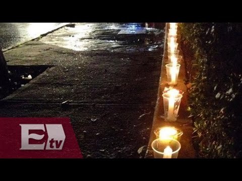 Colocan veladoras en las calles en apoyo a normalistas de Ayotzinapa / Titulares de la tarde