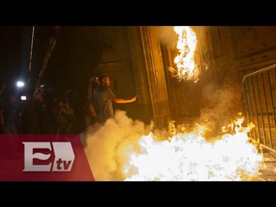 Preparan denuncia por daños causados a Palacio Nacional / Excélsior Informa