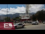 Maestros prenden fuego a oficinas del PRI en Chilpancingo / Excélsior Informa