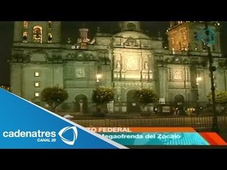Retiran mega ofrenda en zócalo capitalino