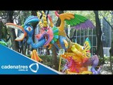 Alebrijes desfilan en las calles de la Ciudad de México