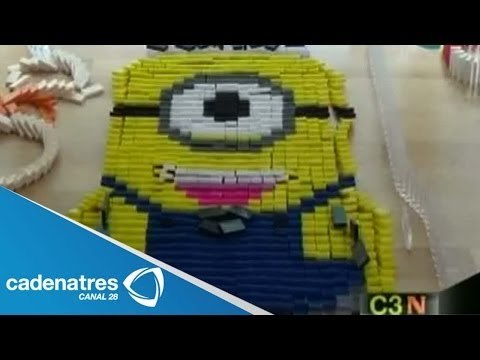 Obras de arte mediante fichas de domino / Personajes con fichas de domino