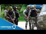 Ejército realiza operativos de seguridad en Lázaro Cárdenas; municipales reciben capacitación