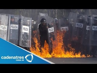 Habitantes de Huehuetoca incendian Palacio Municipal tras la muerte de un menor
