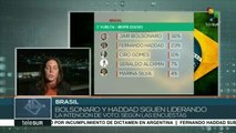 Sondeo: Haddad ganaría a Bolsonaro en segunda vuelta en Brasil