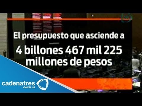 Diputados aprueban presupuesto 2014 por un monto de 4 billones 467 mmdp